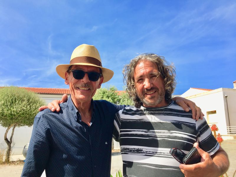 Asinara, Cala d'Oliva, con Enrico Mereu

